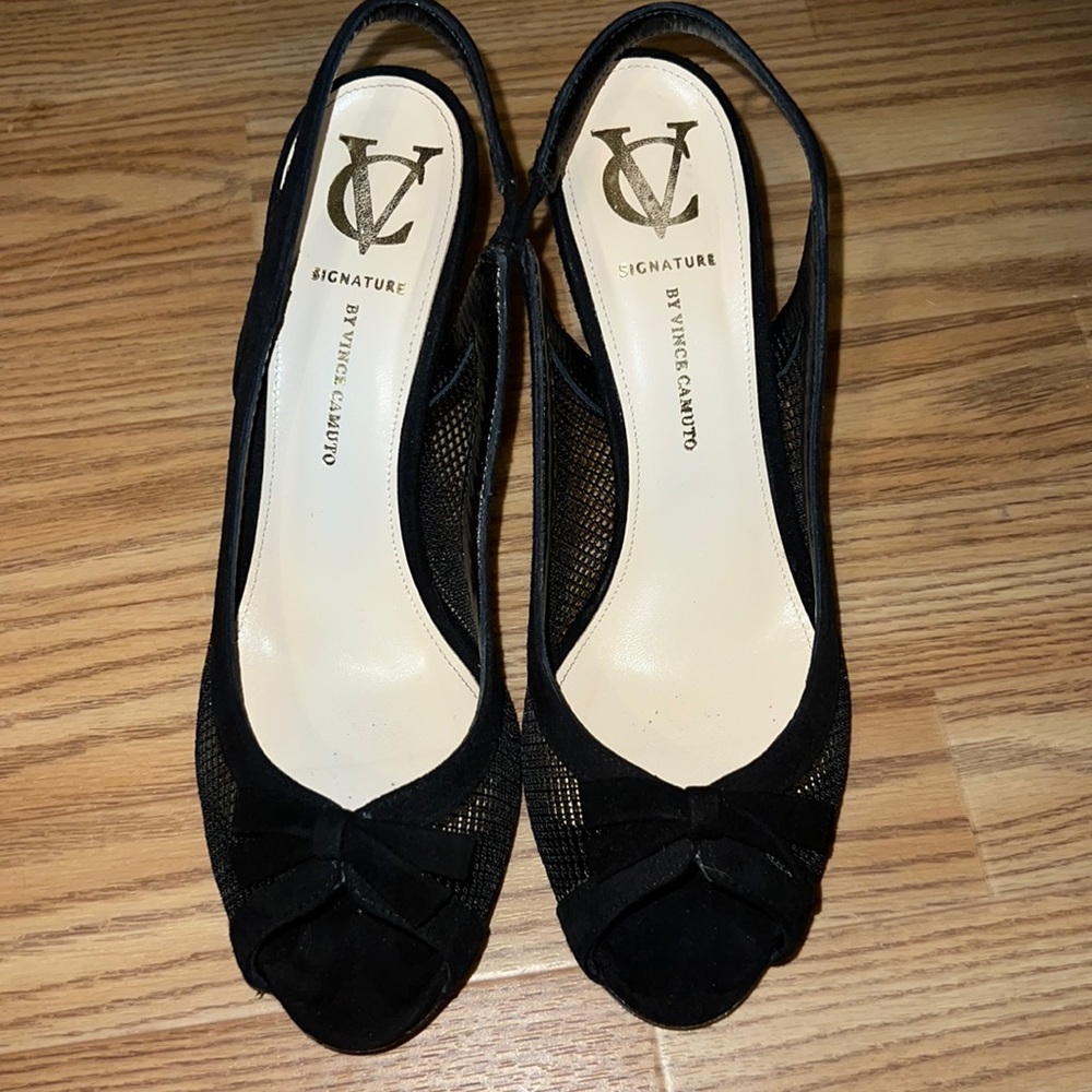 Vince Camuto Manila Nero Black Heels